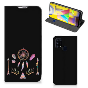 Samsung Galaxy M31 Magnet Case Boho Dreamcatcher