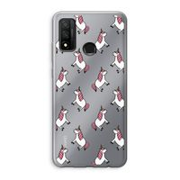 Eenhoorns overal: Huawei P Smart (2020) Transparant Hoesje
