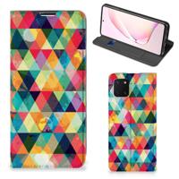 Samsung Galaxy Note 10 Lite | Hoesje met Magneet | Geruit