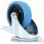 TENTE 3477 UFR 100 P62 blauw zwenkwiel met rem 100 mm
