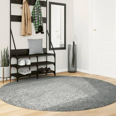 VidaXL Vloerkleed pamplona shaggy hoogpolig modern ø 200 cm groen