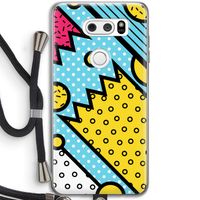 Pop Art #1: LG V30 Transparant Hoesje met koord