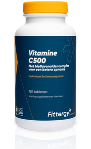 Vitamine C500 met BioflavonoÃ¯den (120 tabletten) - Fittergy