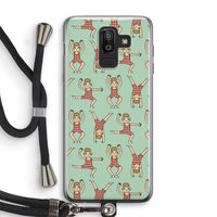 Gymboys: Samsung Galaxy J8 (2018) Transparant Hoesje met koord Gymboys: Samsung Galaxy J8 (2018) Transparant Hoesje met koord