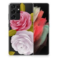 Samsung Galaxy S21 Ultra TPU Case Roses - thumbnail