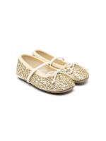 Pèpè Darlyn glitter ballerina shoes - Or