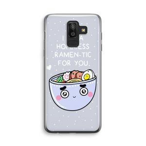 I'm A Hopeless Ramen-Tic For You: Samsung Galaxy J8 (2018) Transparant Hoesje