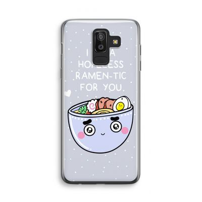 I'm A Hopeless Ramen-Tic For You: Samsung Galaxy J8 (2018) Transparant Hoesje