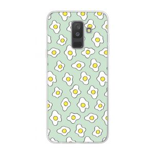 Spiegeleitjes: Samsung Galaxy A6 Plus (2018) Transparant Hoesje