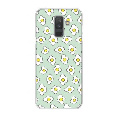 Spiegeleitjes: Samsung Galaxy A6 Plus (2018) Transparant Hoesje