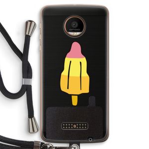 Raketijsje: Motorola Moto Z Force Transparant Hoesje met koord