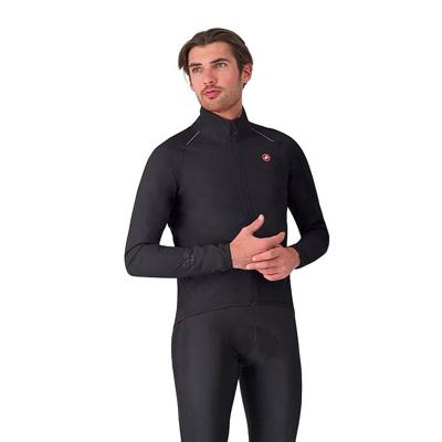 Castelli Emergency 3 Rain Jacket lange mouw light black heren