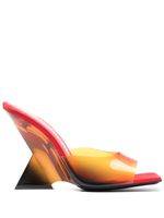 The Attico mules Cheope 105 mm à effet dégradé - Rouge The Attico mules Cheope 105 mm à effet dégradé - Rouge