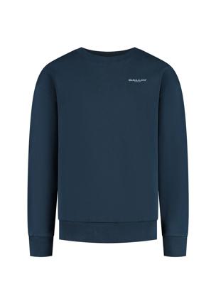 Ballin winter sweater jongens - navy blauw - zigzag logo