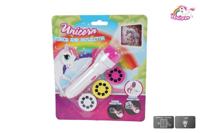 Unicorn projector met zaklamp 11,5cm