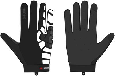 G-FORM Glove bolle winter s black/white