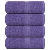 VidaXL Zeepdoekjes 4 st 30x30 cm 360 g/m² 100% katoen paars