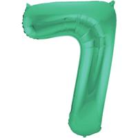 Folat Verjaardag Leeftijd folieballon - 7 jaar - groen - 86 cm - cijferballon groot Folat Verjaardag Leeftijd folieballon - 7 jaar - groen - 86 cm - cijferballon groot