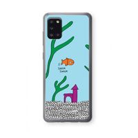 Aquarium: Samsung Galaxy A31 Transparant Hoesje