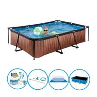 EXIT Zwembad Timber Style - Frame Pool 300x200x65 cm - Zwembad Deal - thumbnail