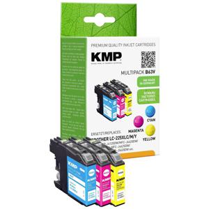 KMP Inktcartridge vervangt Brother LC-225XLC, LC-225XLM, LC-225XLY Compatibel Combipack Cyaan, Magenta, Geel B63V 1530,4050