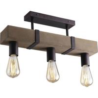 ECO-Light I-TEXAS-PL3 I-TEXAS-PL3 Plafondlamp E27 Bruin