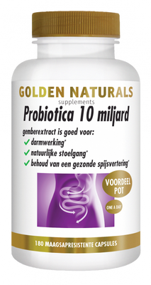 Golden Naturals Probiotica 10 Miljard Capsules