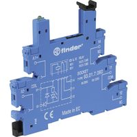 Finder 93.01.0.024 Relaissocket Met houderbeugel, Met LED, Met EMC-ontstoringsschakeling Geschikt voor serie: Finder serie 34 Finder 34.51.7.024.0010, Finder - thumbnail