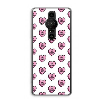 GIRL POWER: Sony Xperia Pro-I Transparant Hoesje