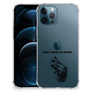 iPhone 12 | 12 Pro Anti Shock Case Gun Don't Touch My Phone