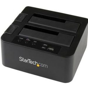 StarTech.com eSATA/USB 3.0 harde-schijfduplicatordock Standalone HDD-kloner met SATA 6 Gbps voor sup