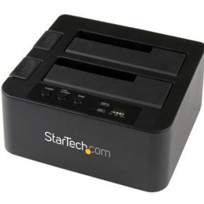 StarTech.com eSATA/USB 3.0 harde-schijfduplicatordock Standalone HDD-kloner met SATA 6 Gbps voor sup
