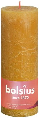 Bolsius Rustiekkaars shine 190/68 honeycomb yellow