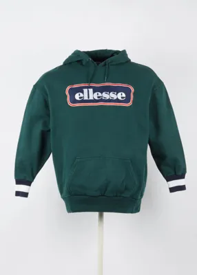 Ellesse Hoodie in Green size S