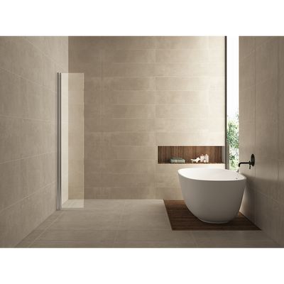 BWS Apollo Zijwand met Scharnierend Muurprofiel 40x200 cm 10mm Nano Glas