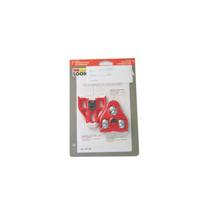 Look schoenplaatjes delta 9° rood