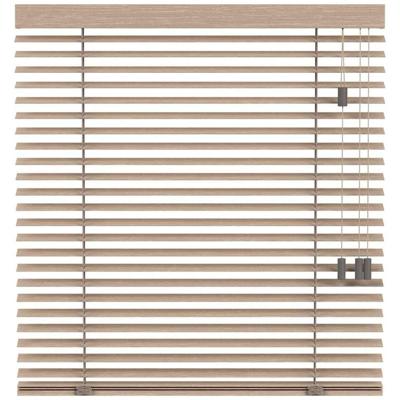 Leen Bakker - Fenstr En Jaloezie Oslo 50mm - Eiken (25902) - Hout - Beige - 120x10x10 Cm
