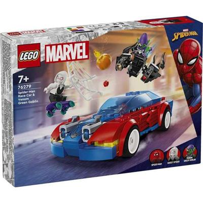 Bouwspel Lego Coche de Carreras de Spider-Man y Duende Verde Venomizado Multicolour