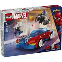 Bouwspel Lego Coche de Carreras de Spider-Man y Duende Verde Venomizado Multicolour