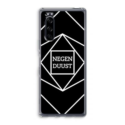Negenduust geometrisch: Sony Xperia 5 Transparant Hoesje