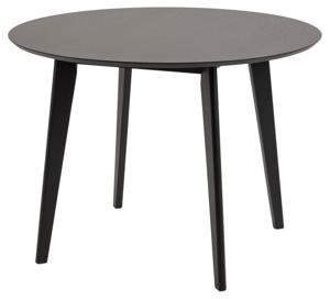 Eetkamertafel Roxy - zwart - 76xØ105 cm - Leen Bakker