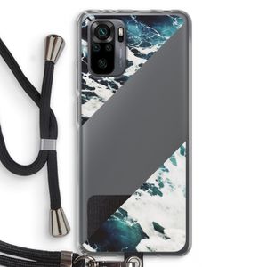 Golven: Xiaomi Redmi Note 10 Pro Transparant Hoesje met koord