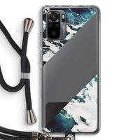 Golven: Xiaomi Redmi Note 10 Pro Transparant Hoesje met koord