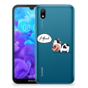 Huawei Y5 (2019) Telefoonhoesje met Naam Cow