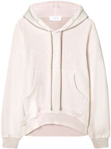 Off-White hoodie en coton Laundry à logo brodé - Rose