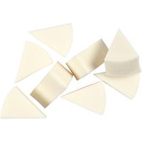 Creativ Company Sponzen, l: 40 mm, b: 25 mm, wit, 8 stuk/ 1 doos