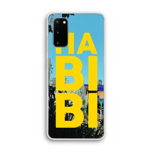 Habibi Majorelle : Samsung Galaxy S20 Transparant Hoesje