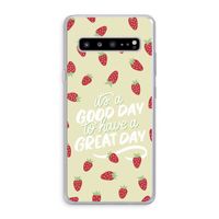 Don't forget to have a great day: Samsung Galaxy S10 5G Transparant Hoesje