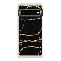 Gouden marmer: Google Pixel 6 Pro Transparant Hoesje