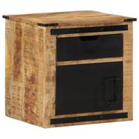 Nachtkastje 45x40x45 cm massief mangohout